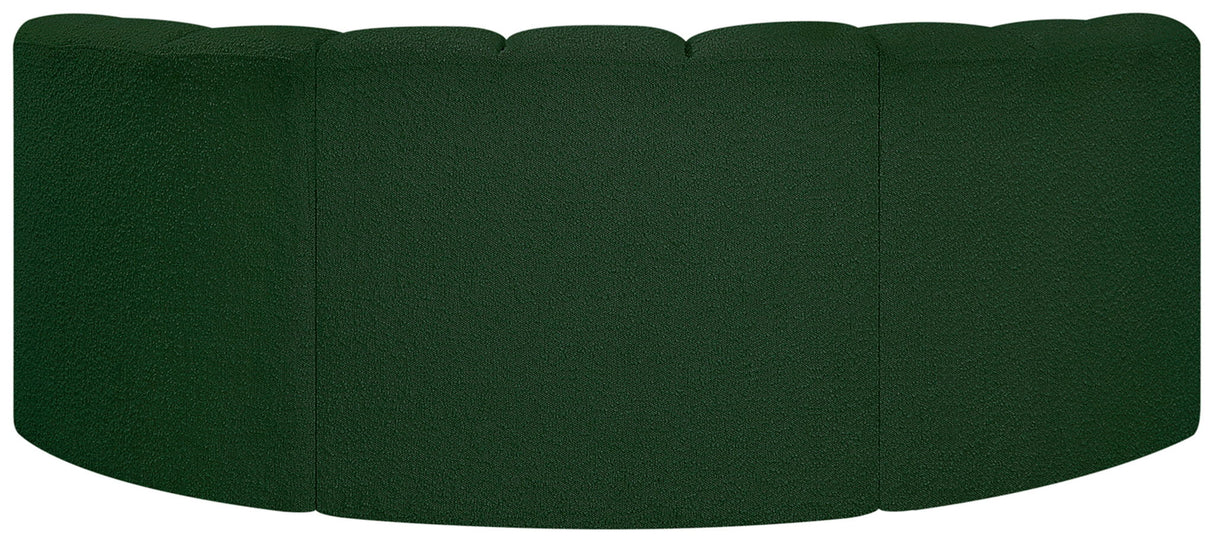 Arc - Boucle Fabric 3 Piece Modular U-Shaped Sofa