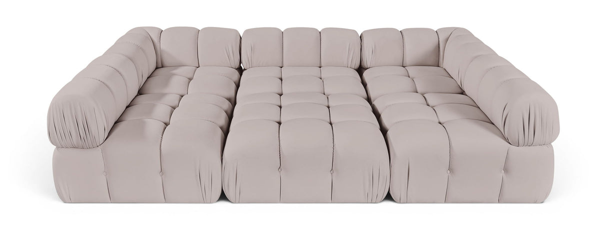 Orin - Velvet 6 Piece Modular Sectional
