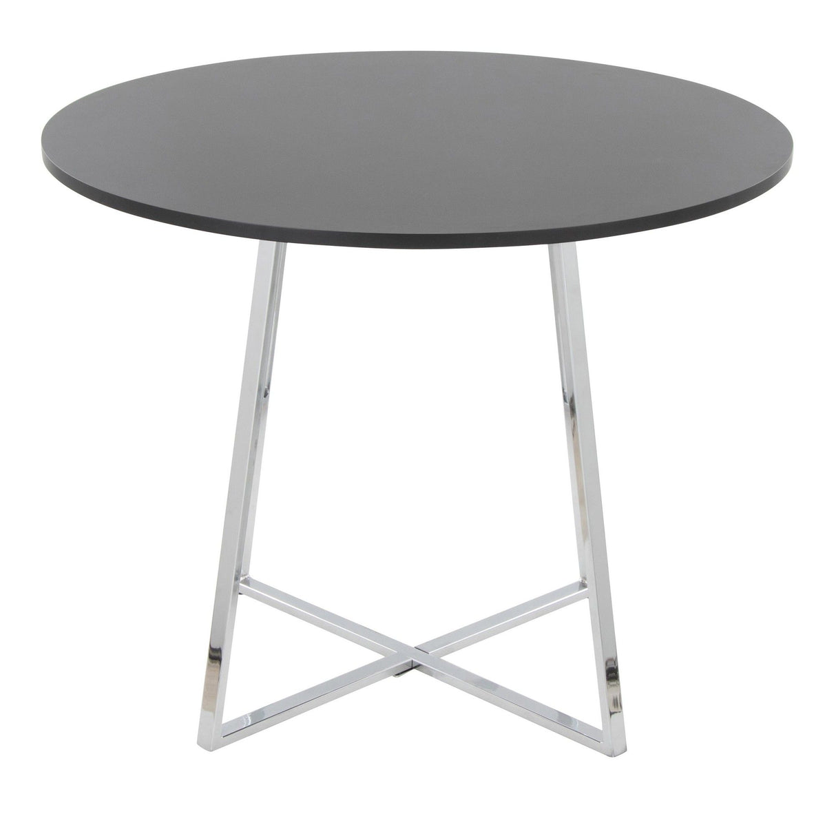 Cosmo - Canary Dining Table - Chrome Metal Base