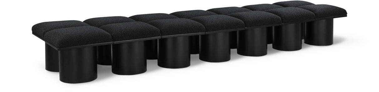 Pavilion - 14 Piece Modular Bench With Black Base