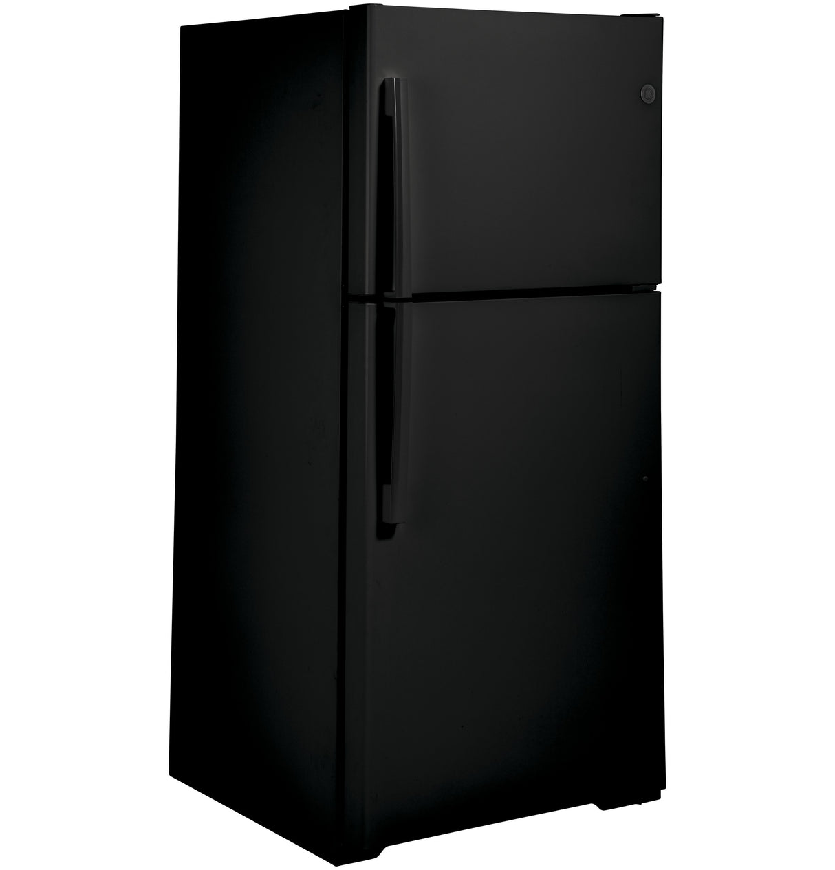 GE GTE19DTNRBB - 19.2 Cu. Ft. Top-Freezer Refrigerator - Black
