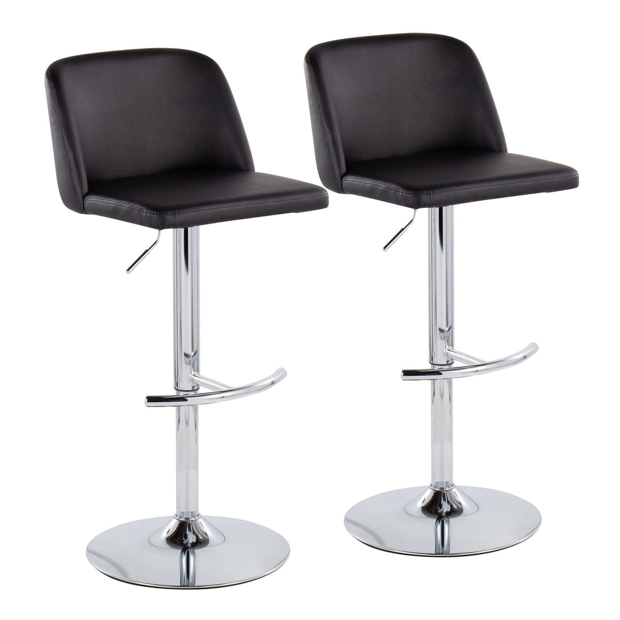 Tintori - Bar Stool With Footrest Set