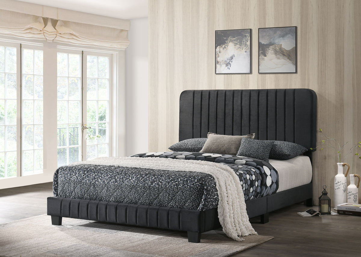 Channel Tufted Bed