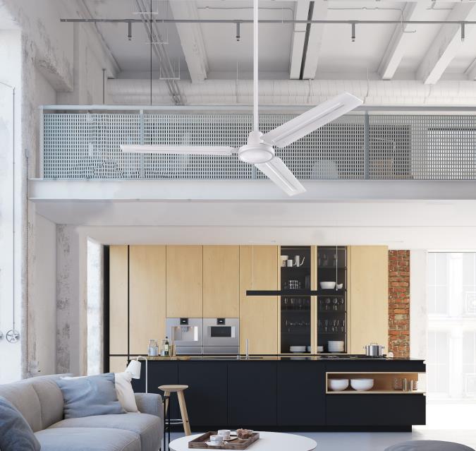 Westinghouse 7812700 Jax Industrial-Style 56-Inch Indoor Ceiling Fan