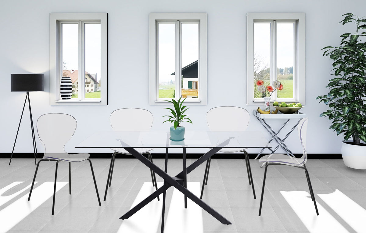 Clarion - Metal Dining Chair (Set of 2) - Matte Black