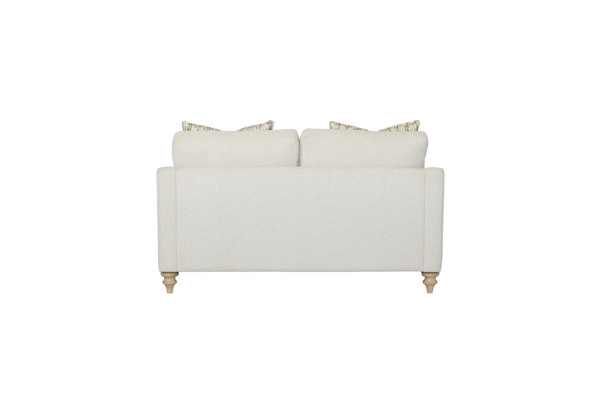 Loveseat Reversable Cushion With 2 Pillows - Off White
