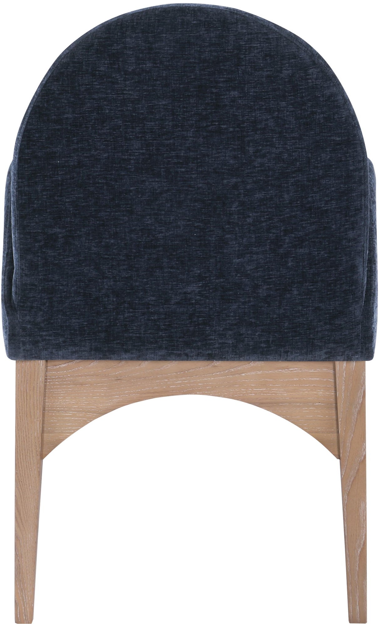 Waldorf - Chenille Dining Arm Chair With Natural Legs