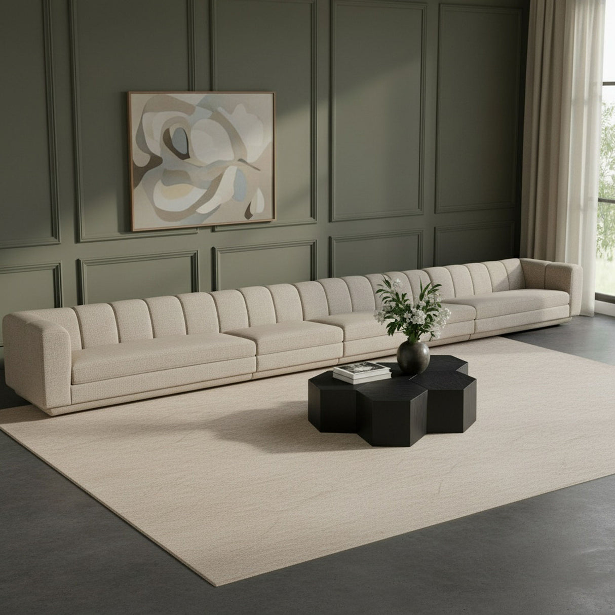 Modari - Sectional - Beige