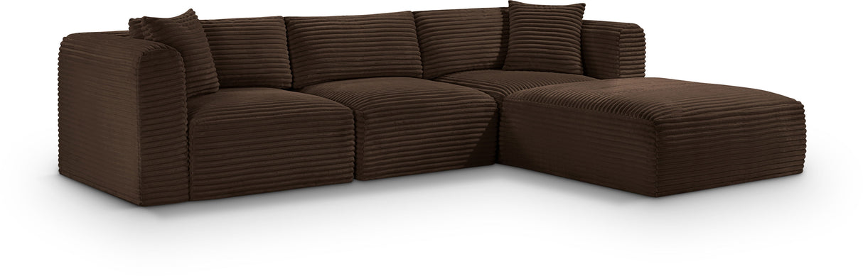 Shaggy - 4 Piece Modular Sectional