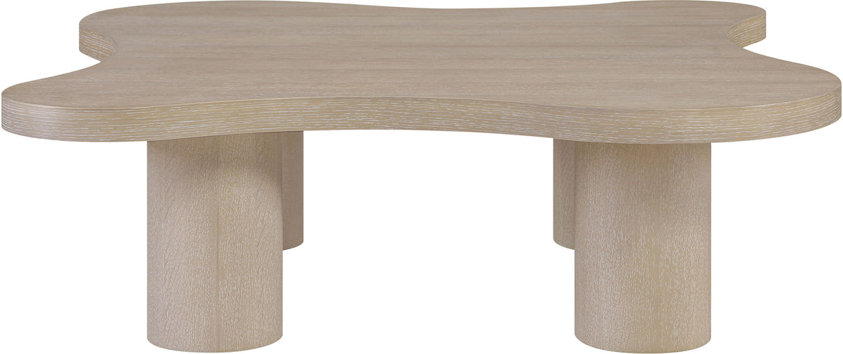 Cove - 48" Oak Veneer And Solid Wood Coffee Table