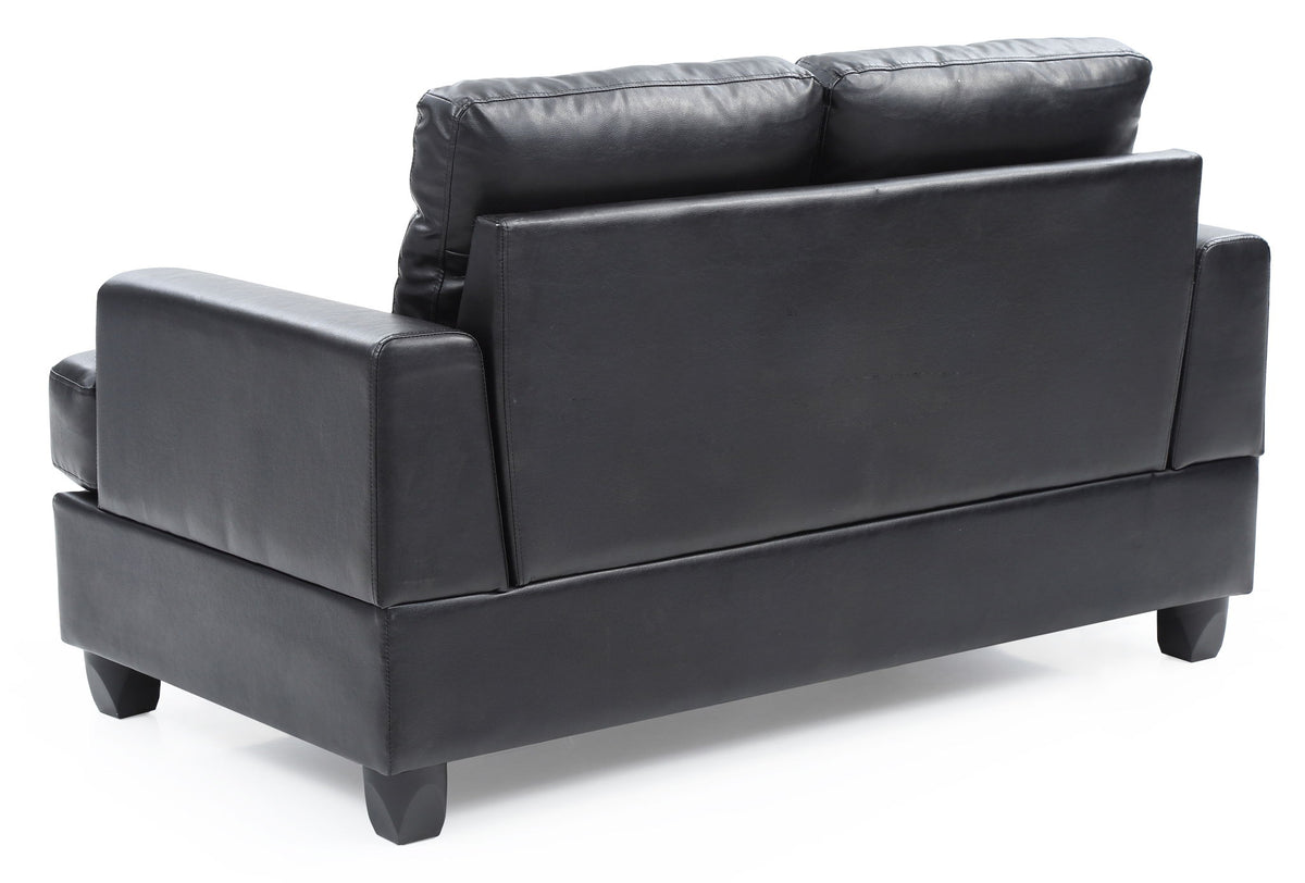 Stylish Transitional Loveseat For Two