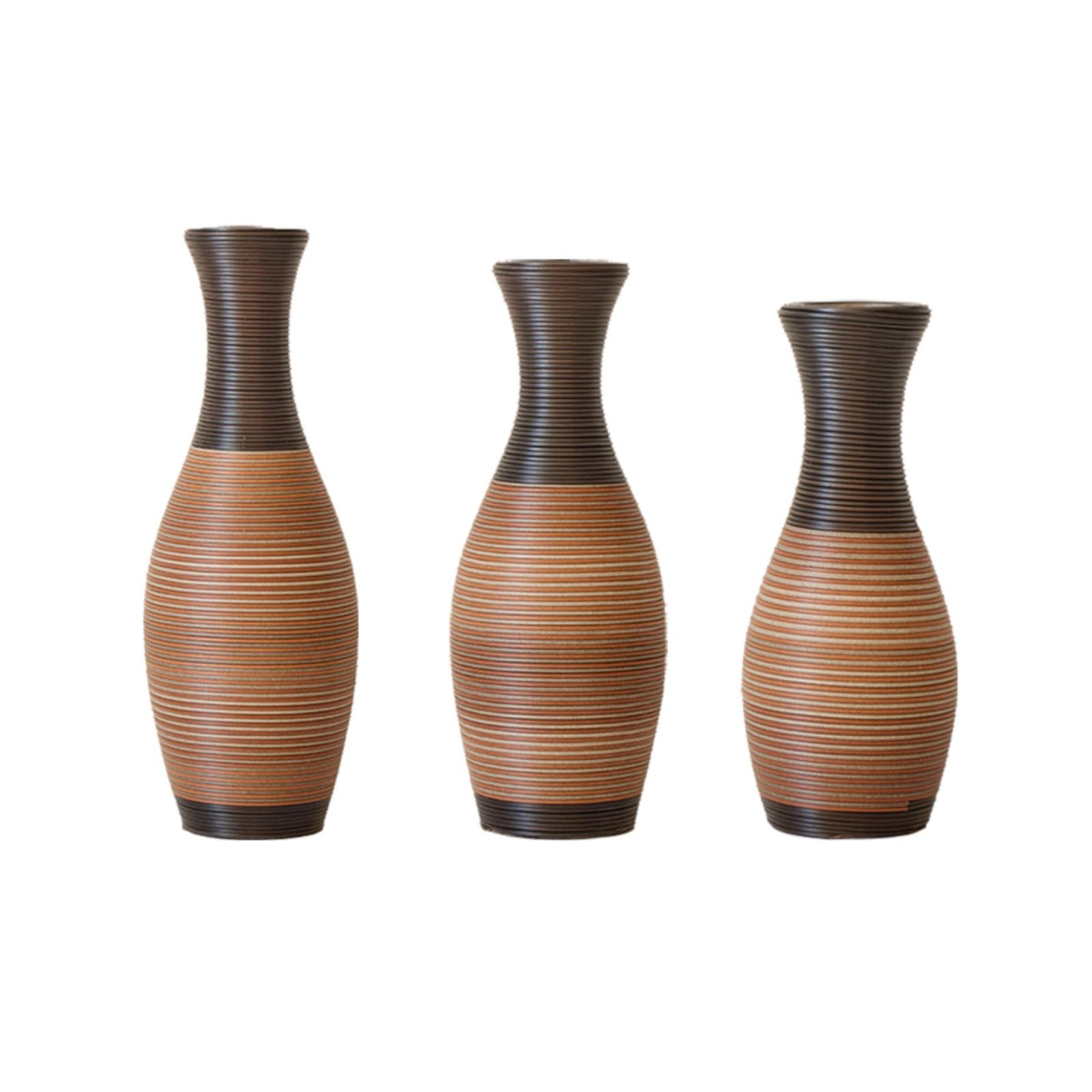 Designer Floor Vases, Large Vases For Home Decor Flooring (Set of 3)