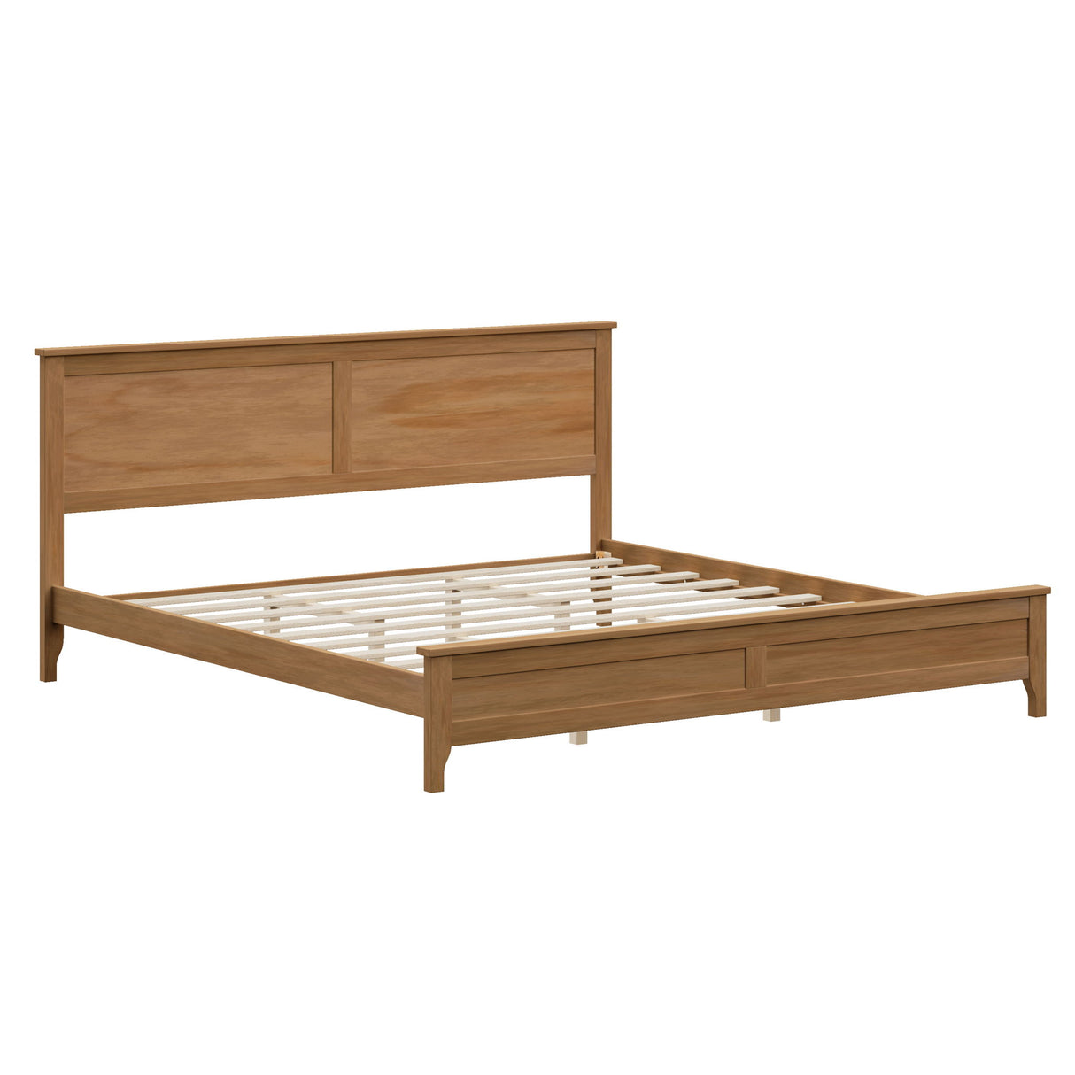 Modern Solid Wood Platform Bed