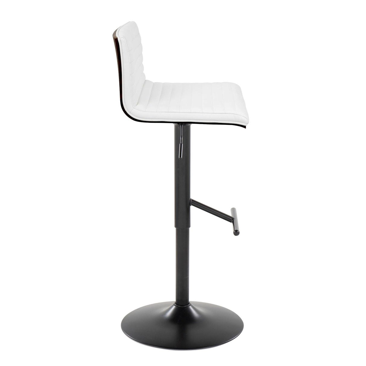 Mason - Adjustable Barstool With Swivel - Black Metal (Set of 2)