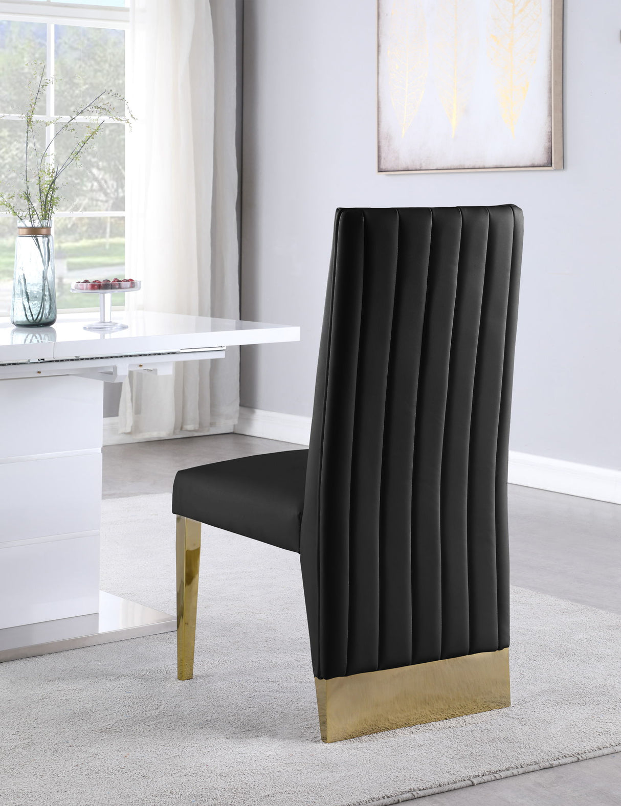 Porsha - Dining Chair (Set of 2) - Gold Base