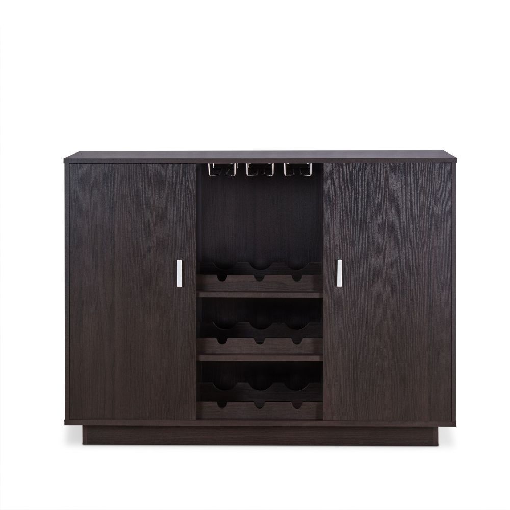 Hazen - 35" Wine Cabinet - Espresso