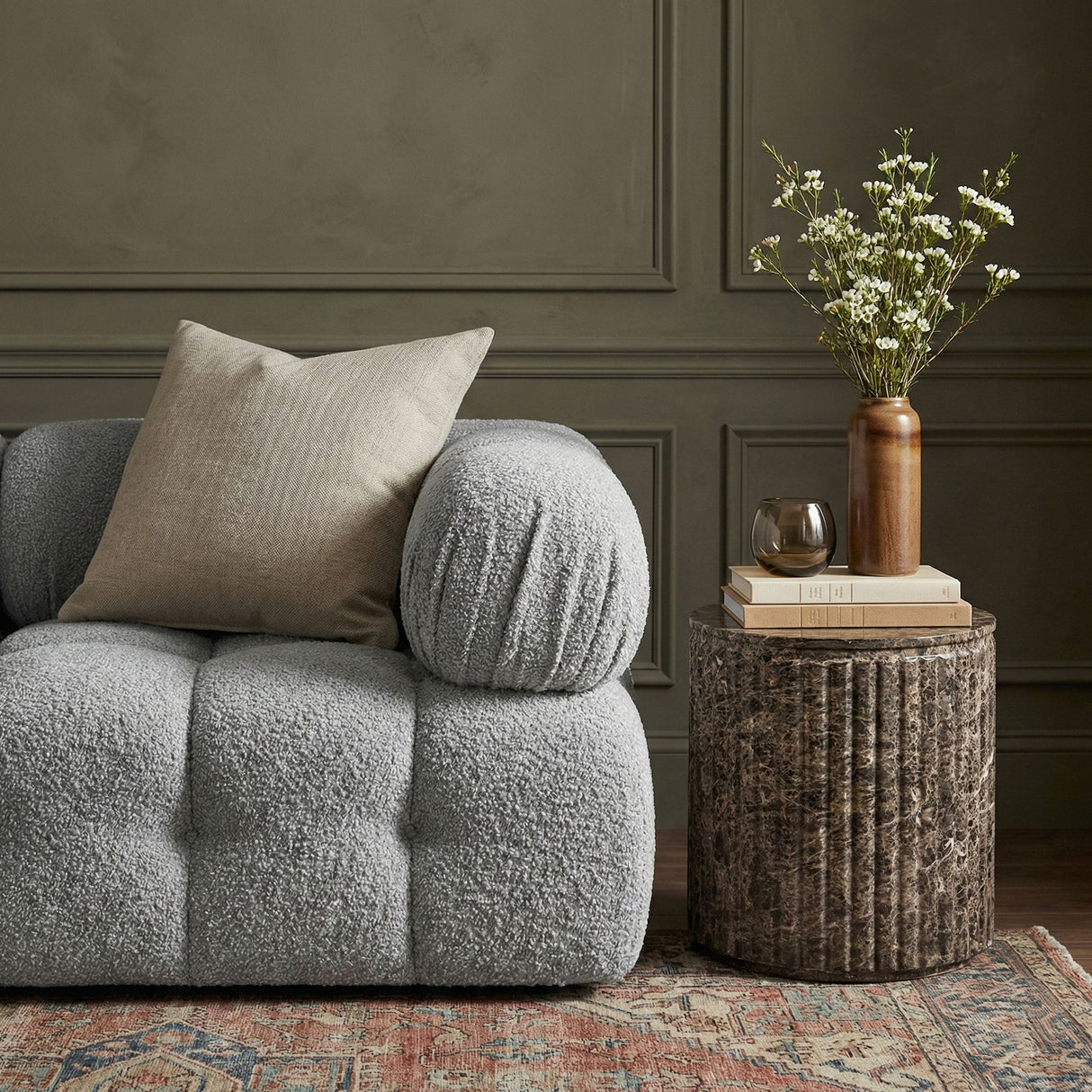 Catania - Concrete Indoor/Outdoor End Table