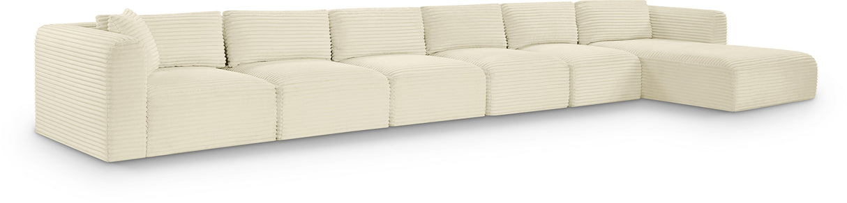 Shaggy - 6 Piece Modular Sectional With Chaise