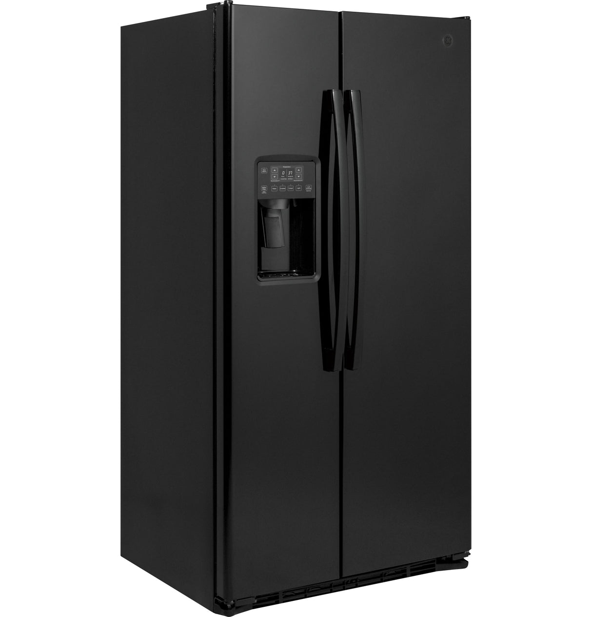 GE GZS22DGJBB - 36 in. 21.9 cu. ft. Counter Depth Side by Side Refrigerator with Ice & Water Dispenser - Black