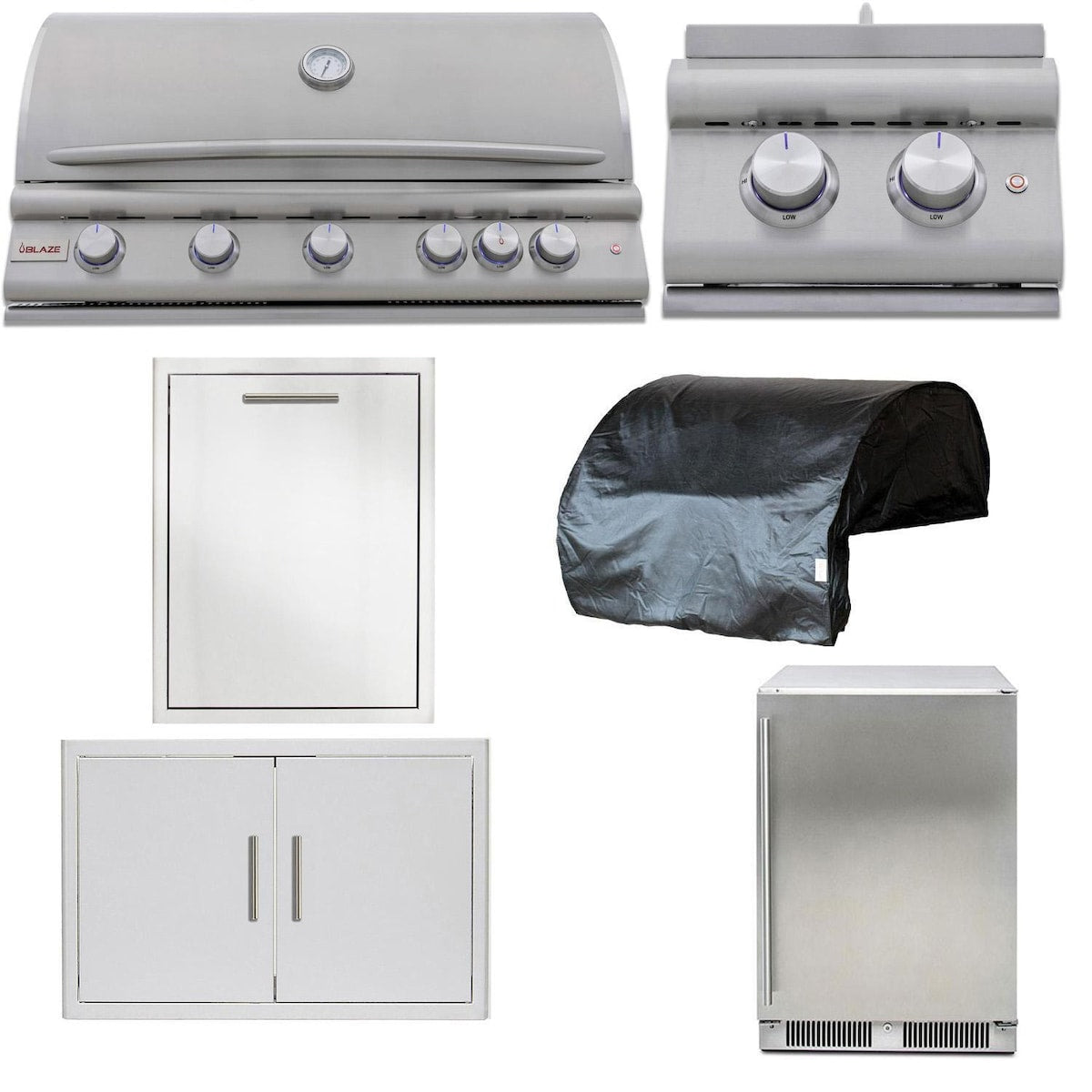 Blaze LTE+ 6-Piece 40-Inch Natural Gas Outdoor Kitchen Package