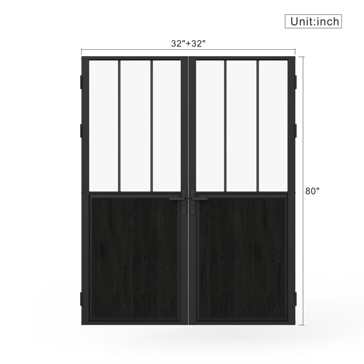 Dual Panel Design Interior Door Slab For Closets And Living Room