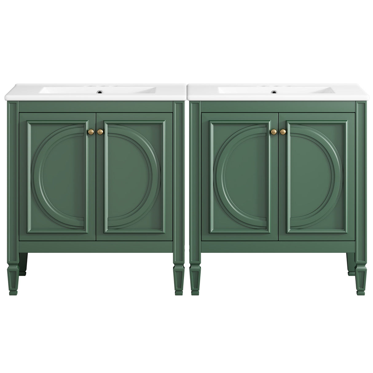 Bathroom Vanity With Sink With 2 Doors And Adjustable Shelf