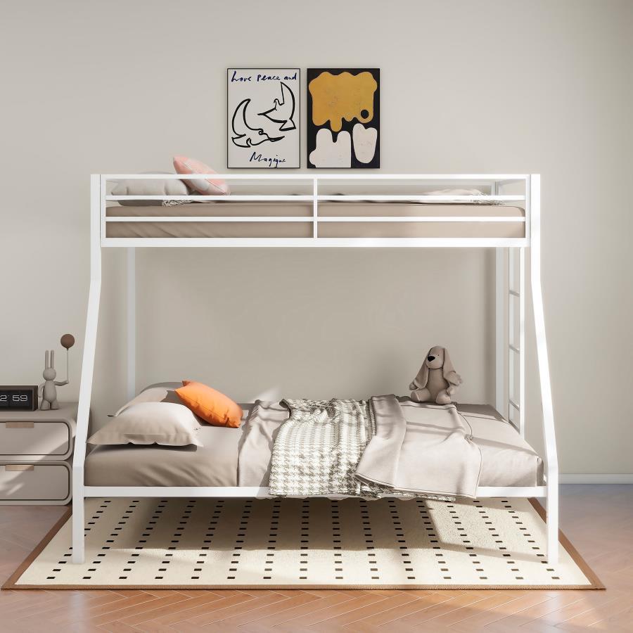 Alevera - Metal Bunk Bed With Ladder