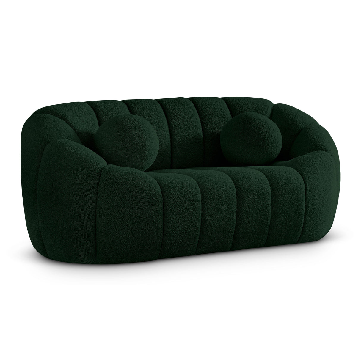 Elijah - Boucle Fabric Loveseat