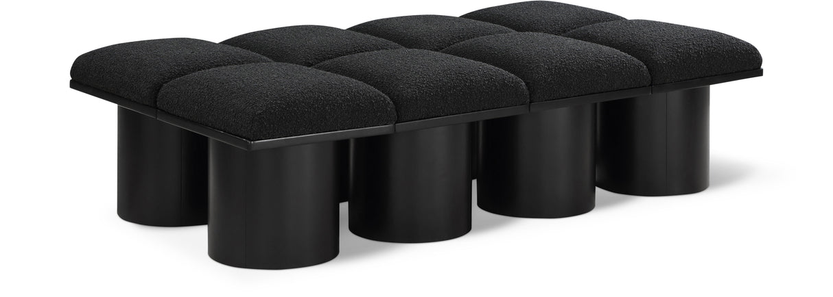 Pavilion - 8 Piece Modular Bench With Black Base