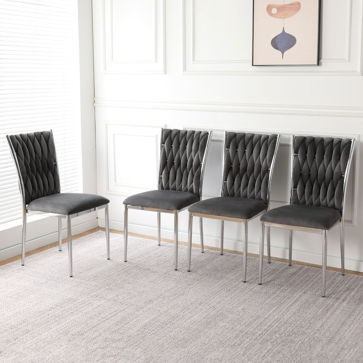 Modern Dining Chair Set For Dining Room