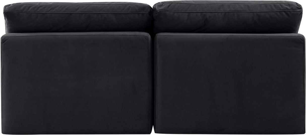 Indulge - Velvet 2 Seat Modular Armless Sofa