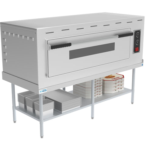 30" x 72" 16-Gauge Stainless Steel Equipment Stand with Galvanized Undershelf, EQT-163072.