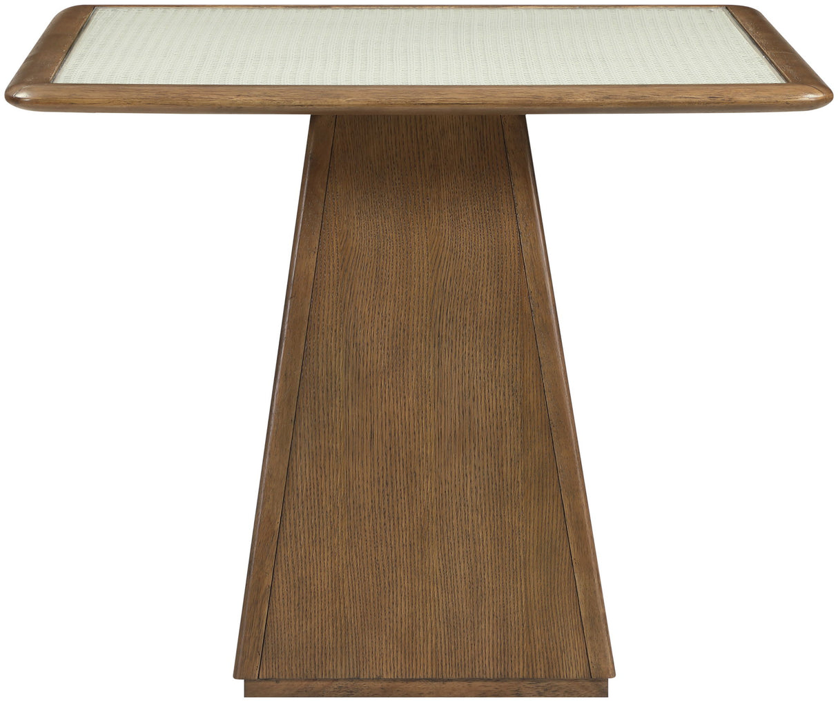 Atrium - Glass Top And Wood Base Dining Table
