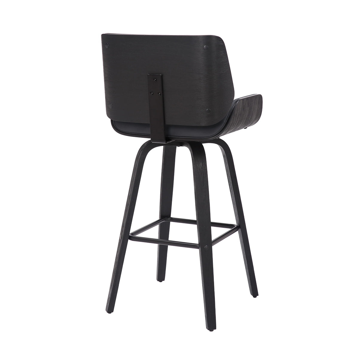 Tyler - 26" Counter Height Swivel Bar Stool With Black Frame