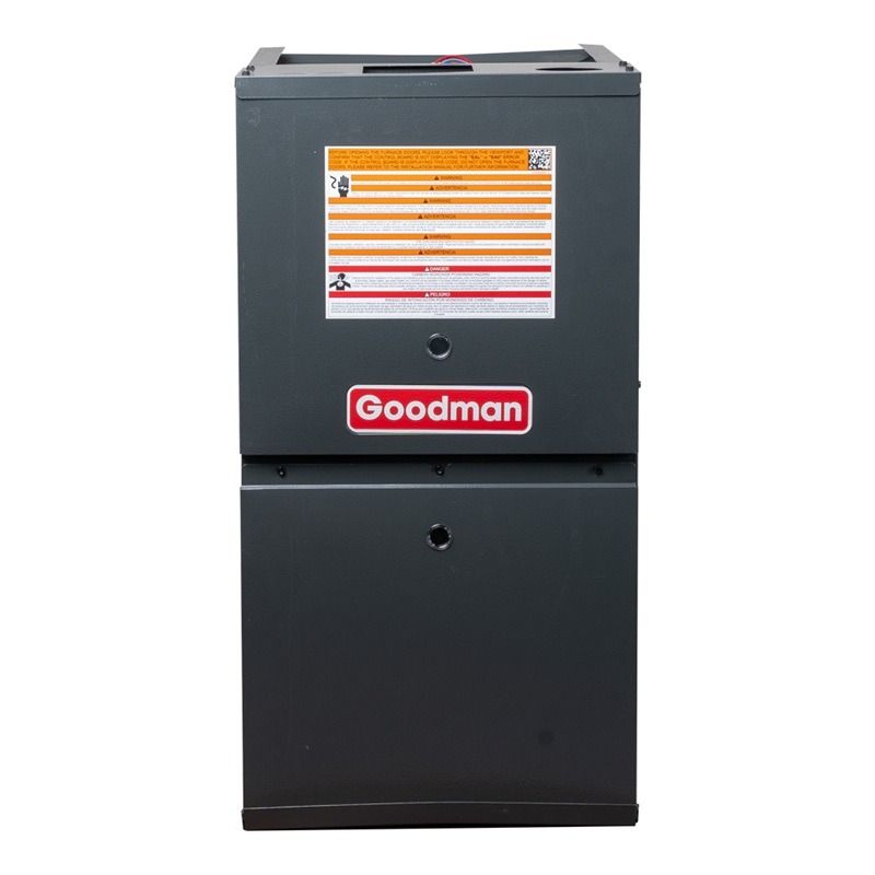 Goodman 1.5 Ton 80% AFUE 40,000 BTU Furnace and Coil System - Upflow - R32