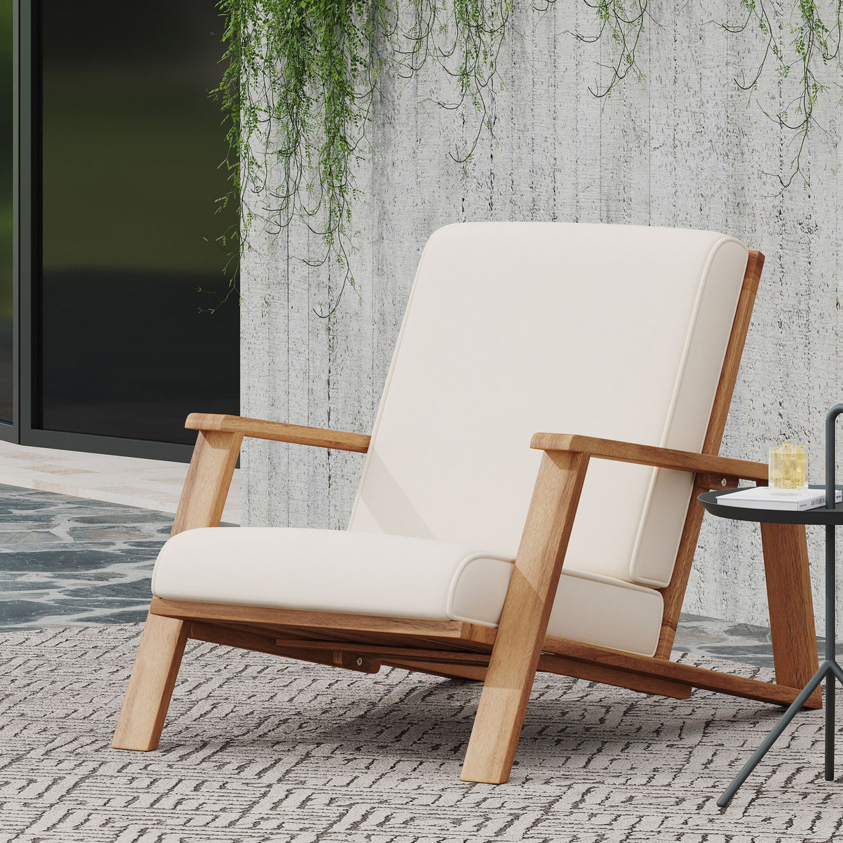 Patio Lounge Chair, Outdoor Club Chair