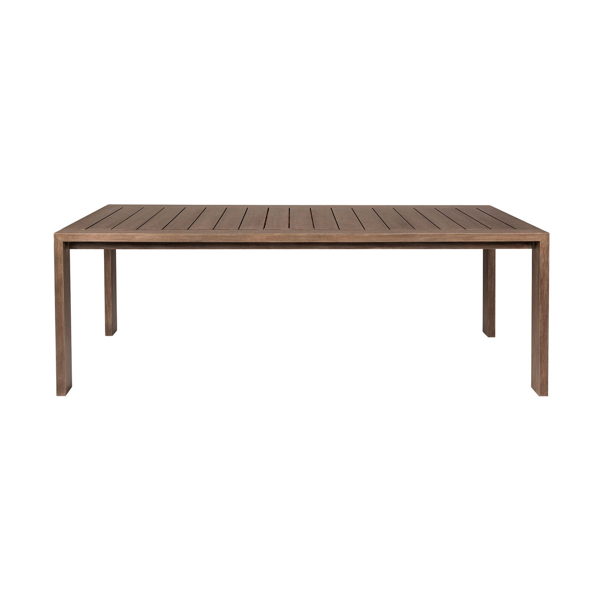 Relic - Outdoor Patio Dining Table - Weathered Eucalyptus