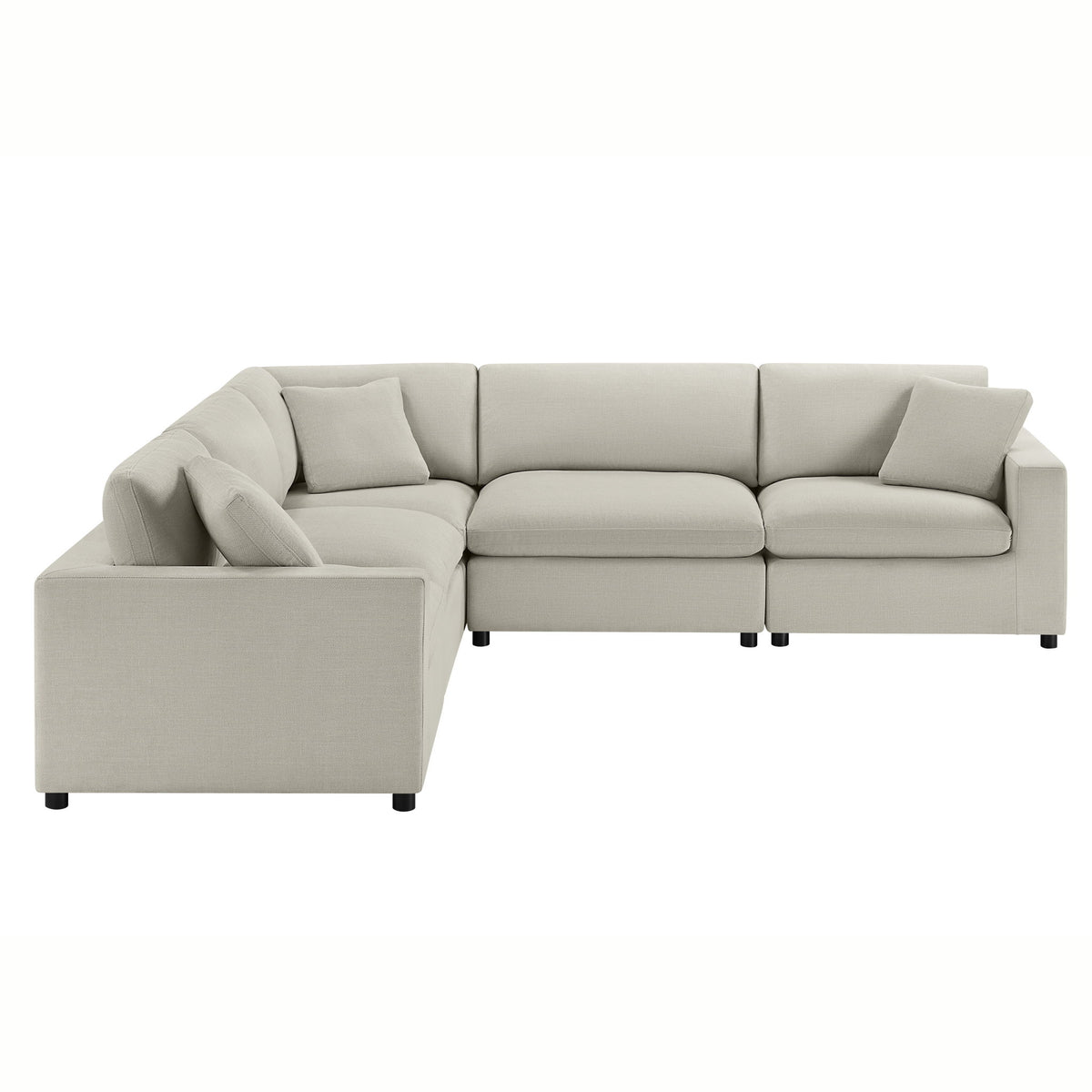 Cassandra - Modular 5 Piece Sectional