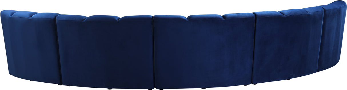 Infinity - 5 Piece Velvet Modular Sectional