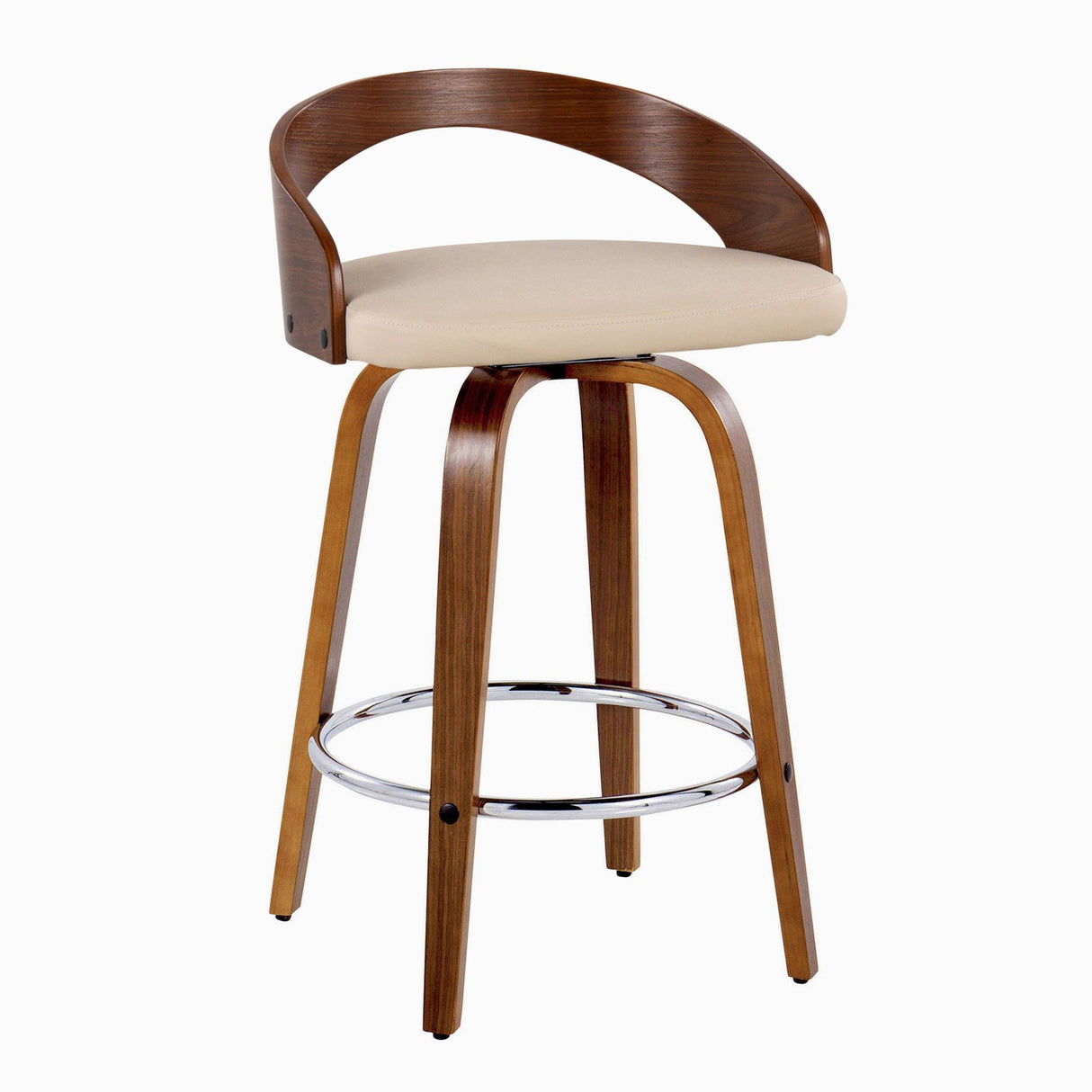 Grotto - 26" Fixed-Height Counter Stool (Set of 2) - Beige