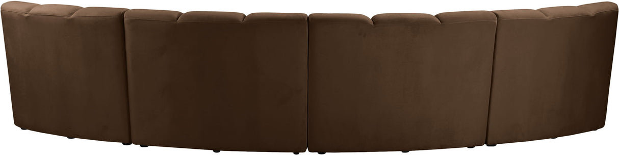 Infinity - 4 Piece Velvet Modular Sectional