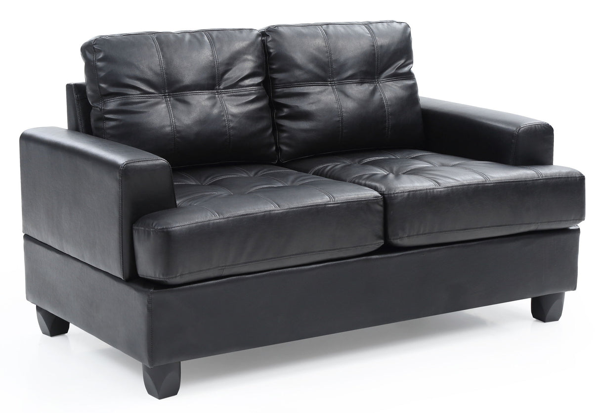 Stylish Transitional Loveseat For Two