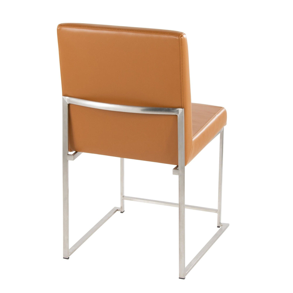 Fuji - High Back Dining Chair - Stainless Steel (Set of 2)