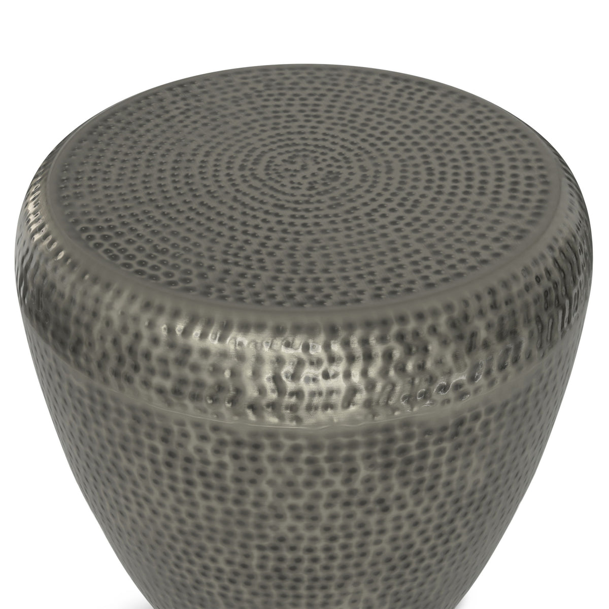Preston - Metal Side Table - Silver