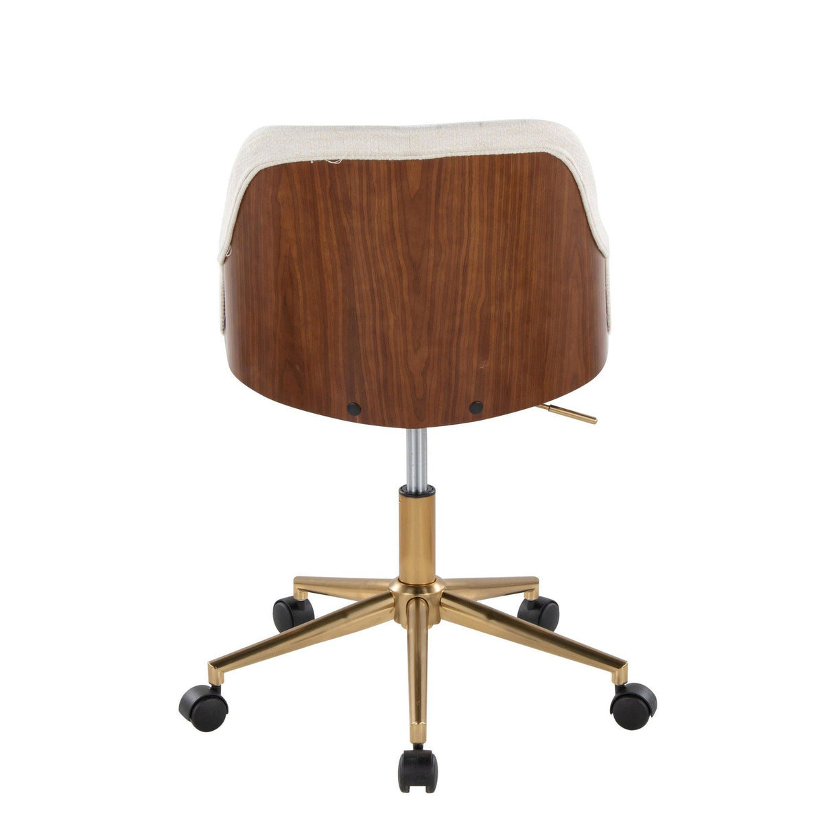 Bacci - Office Chair - Gold Metal Base