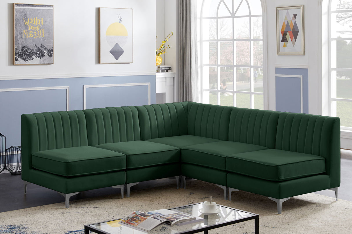 Alina - 5 Piece Armless Sectional