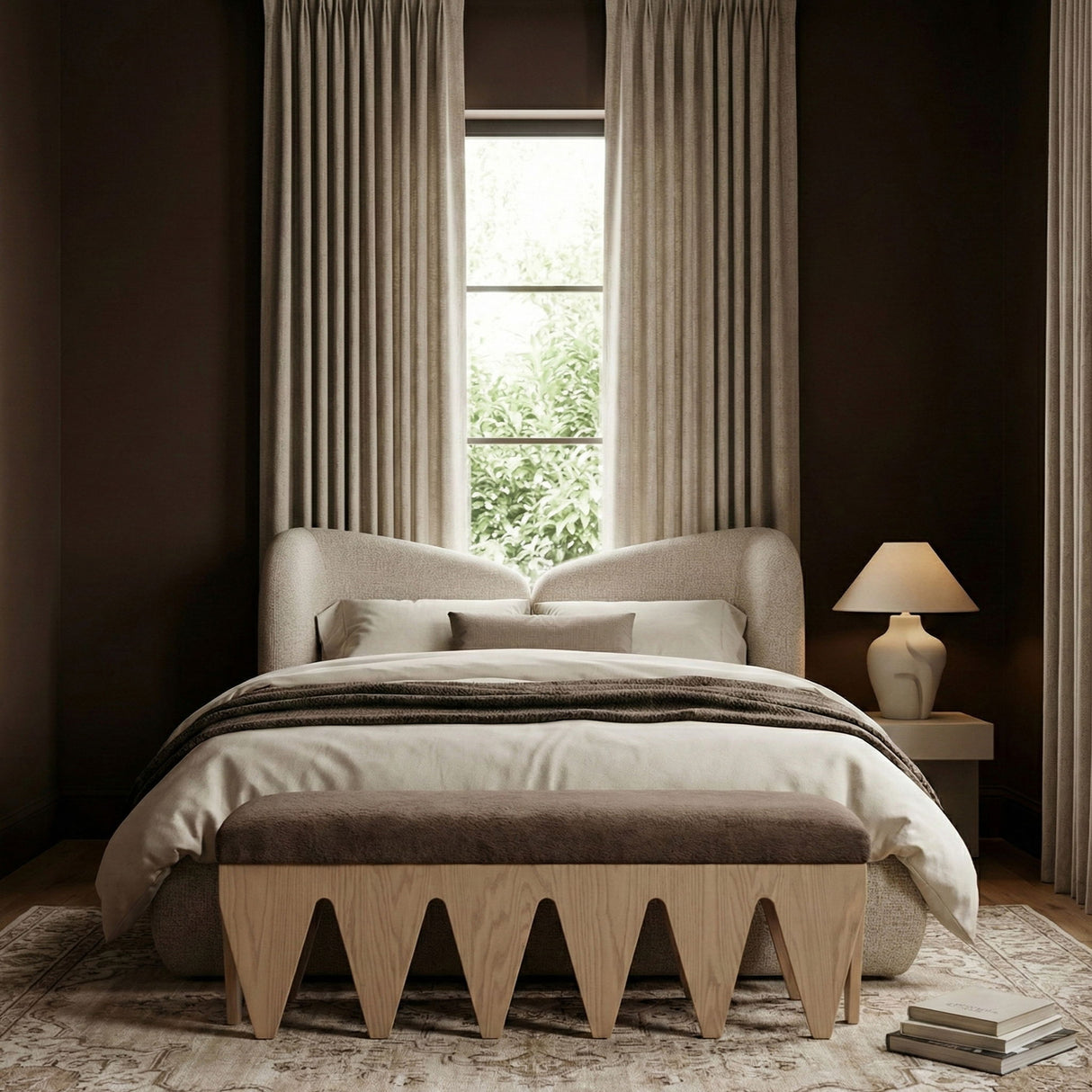 Altair - Bench - Light Brown Base