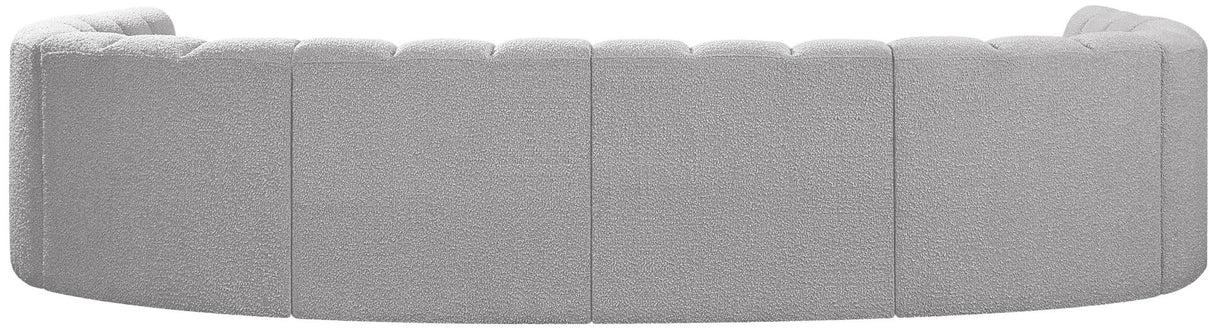Arc - Boucle Fabric 8 Piece Modular Sofa