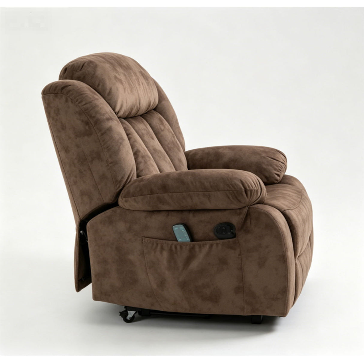 Recliner Lift Chair With Massage & Heating For Living Room - Brown