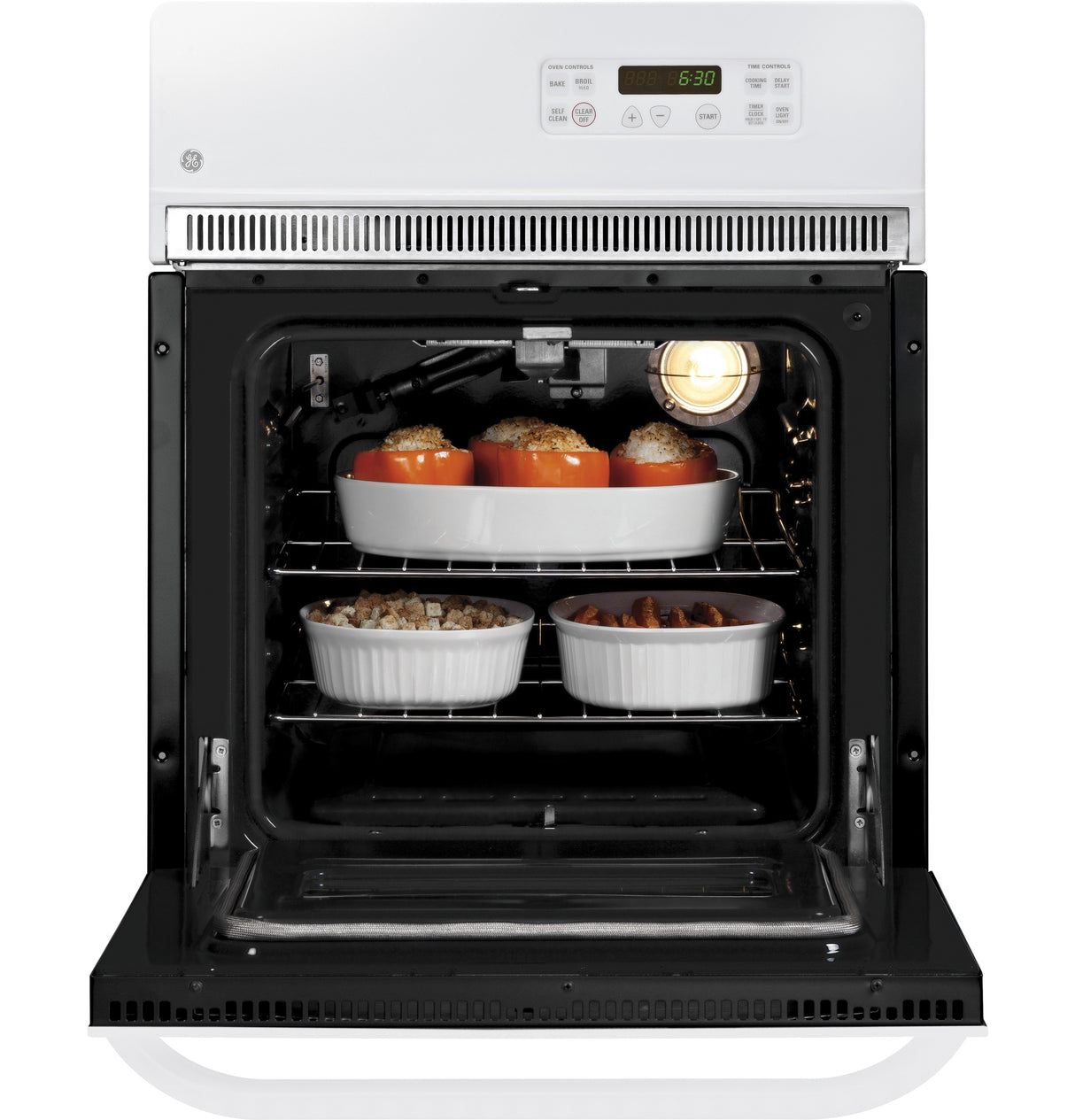 GE JRP20WJWW - 24 in. 2.7 cu. ft. Electric Single Wall Oven - White